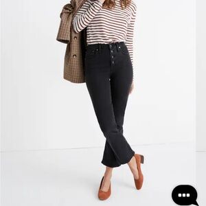 Madewell Cali Demi Boot Cropped Jeans Petite Length